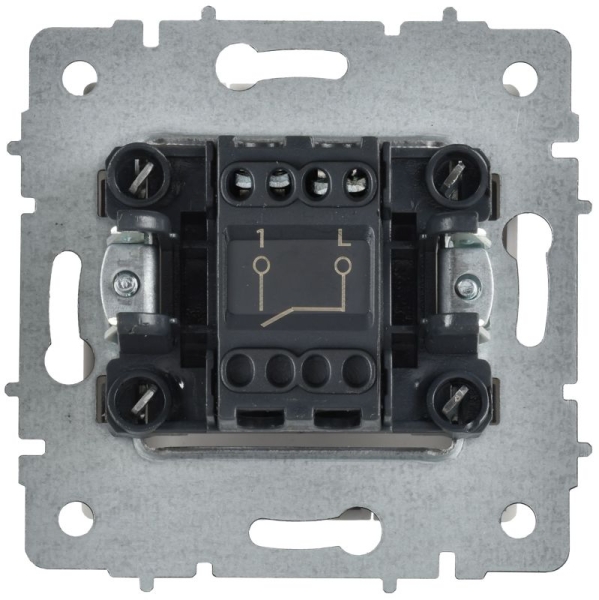 Выключатель 1-кл. СП BRITE ВС10-1-0-БрАБ 10А механизм арктич. бел. IEK BR-V10-0-10-K91