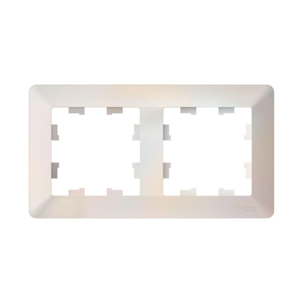 Рамка 2-м AtlasDesign Air жемчуж./дым. бел. SE ATN220402 Рамка 2-м AtlasDesign Air жемчуж./дым. бел. SE ATN220402