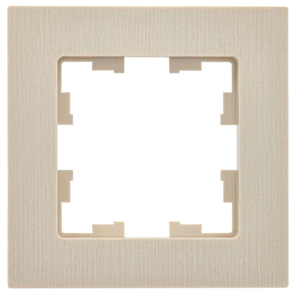 Рамка 1-м BRITE РУ-1-Бр беж. рифленый IEK BR-M12-51-K10 Рамка 1-м BRITE РУ-1-Бр беж. рифленый IEK BR-M12-51-K10