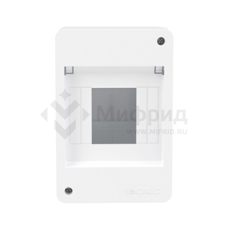 Щиток настенный Фрейм (FRAME) ЩРн-п-4 4мод. без дверцы бел. DKC F04W0W0