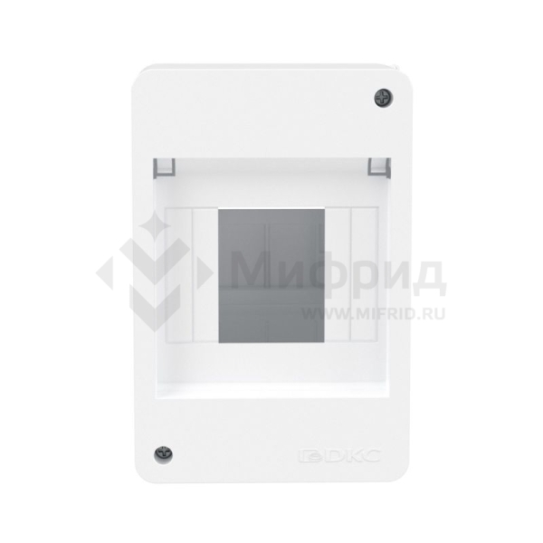 Щиток настенный Фрейм (FRAME) ЩРн-п-4 4мод. без дверцы бел. DKC F04W0W0