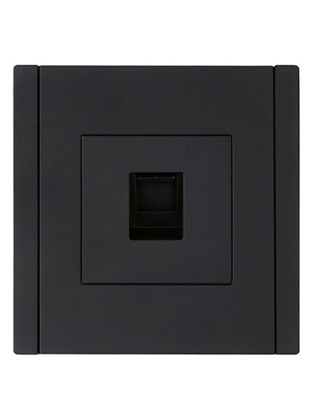 Розетка компьютерная RJ45 кат.5E FORTE&PIANO FP132 черн. IEK FP-K10-1-K02 Розетка компьютерная RJ45 кат.5E FORTE&PIANO FP132 черн. IEK FP-K10-1-K02