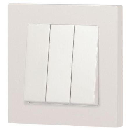 Выключатель 3-кл. СП Accent 6-106-06 10А IP20 250В AL/CU перламутр. Intro Б0063542