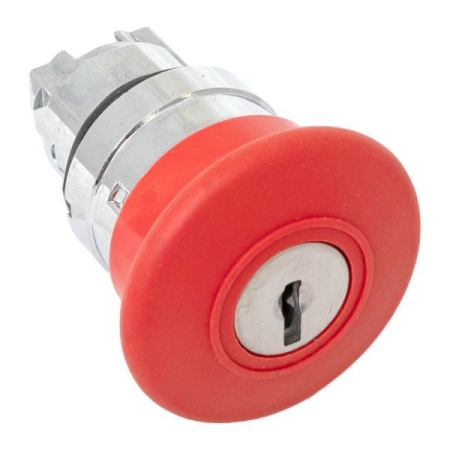 Механизм кнопки исполнительный XB4 "Грибок" поворотн. с фиксацией с замком красн. PROxima EKF XB4BA1F-R
