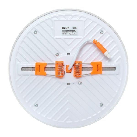 Светильник светодиодный ДВО 1109 24Вт 6500К IP20 круглый встраив. даунлайт безрамочный LUMA EKF DLL-1109-R-24-6500