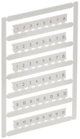 Маркер для CTS 6кв.мм/CP 10кв.мм "1-10" ARMAFIX IEK AF-CT10D-M-006-01