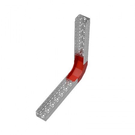 Угол для лотка вертикальный внутренний 90град. 150х100 сталь 1мм "ПЛЮС" NLplus90-100-150 HD КМ PL1412