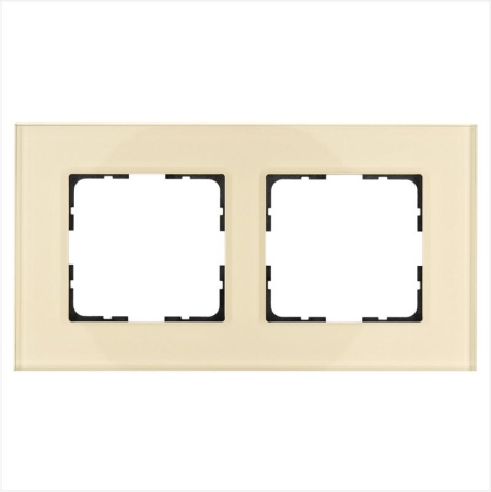 Рамка 2-м G-Glass стекло шампань Champagne Gold Jasmart G1002GG Рамка 2-м G-Glass стекло шампань Champagne Gold Jasmart G1002GG