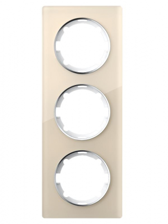 Рамка 3-м Garda вертикал. стеклянная беж. 2E52311301 OneKeyElectro 2234947 Рамка 3-м Garda вертикал. стеклянная беж. 2E52311301 OneKeyElectro 2234947