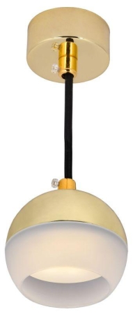 Светильник 4012 подвесной под лампу GX53 золото IEK LT-UCB0-4012-GX53-1-K22