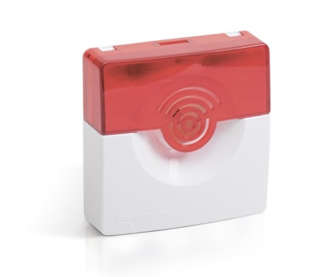 Оповещатель пожарный комбинированный свето-звуковой адресный ОПОП 124-R3 бел./красн. Рубеж Rbz-338683 Оповещатель пожарный комбинированный свето-звуковой адресный ОПОП 124-R3 бел./красн. Рубеж Rbz-338683