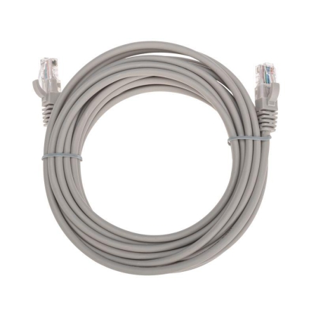 Патч-корд U/UTP CAT 5e RJ45-RJ45 26AWG LSZH сер. 5м Rexant 02-0100-5 Патч-корд U/UTP CAT 5e RJ45-RJ45 26AWG LSZH сер. 5м Rexant 02-0100-5
