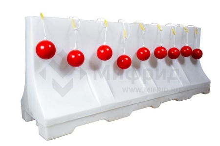 Гирлянда из фонарей ФС 12.1 с шагом 2.5м хвост 5м (50пм) Протэкт УП-00009651