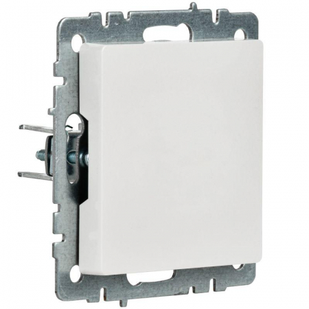 Заглушка с суппортом BRITE МЗ10-БрБ механизм бел. IEK BR-PL10-K01