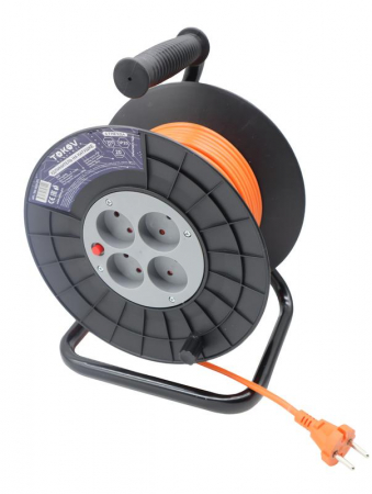 Удлинитель на катушке 4х20м без заземл. 6А IP20 2х0.75 TOKOV ELECTRIC TKE-SK20-075 Удлинитель на катушке 4х20м без заземл. 6А IP20 2х0.75 TOKOV ELECTRIC TKE-SK20-075