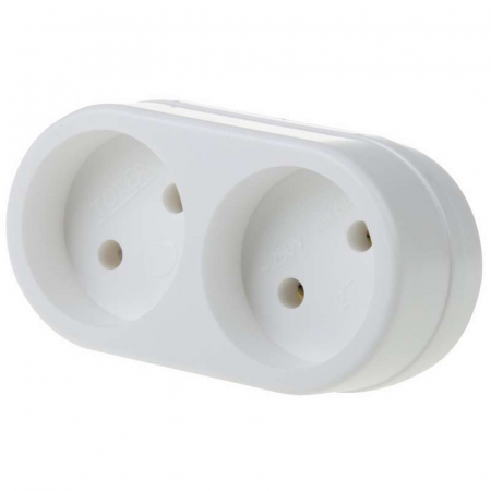 Разветвитель 2-м без заземл. 10А бел. Rexant 11-1074 Разветвитель 2-м без заземл. 10А бел. Rexant 11-1074