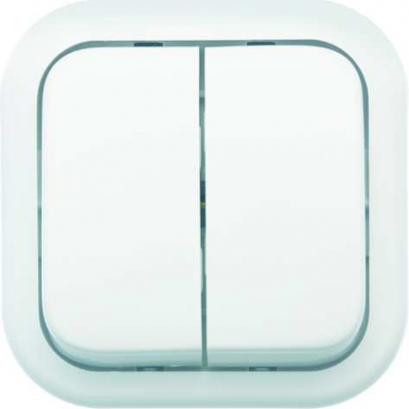 Выключатель 2-кл. ОП Валентина 6А IP20 А56-025 бел. Кунцево 7634