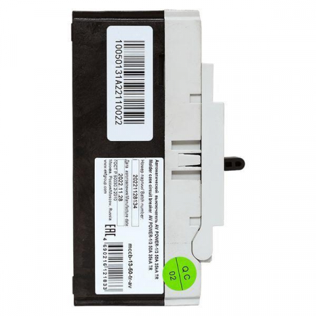 Выключатель автоматический 3п 50А 35кА AV POWER-1/3 TR AVERES EKF mccb-13-50-TR-av Выключатель автоматический 3п 50А 35кА AV POWER-1/3 TR AVERES EKF mccb-13-50-TR-av