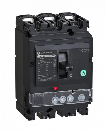 Выключатель автоматический SYSTEMEPACT CCB100 36кА 3P3D S2.2 100А рычаг SE SPC100F10022L3DF Выключатель автоматический SYSTEMEPACT CCB100 36кА 3P3D S2.2 100А рычаг SE SPC100F10022L3DF