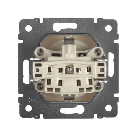 Розетка 1-м СП Valena 16А IP20 с заземл. на винтах механизм сл. кость IEK 774320 Розетка 1-м СП Valena 16А IP20 с заземл. на винтах механизм сл. кость IEK 774320