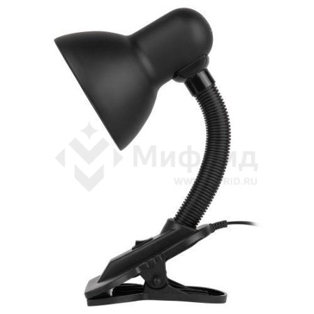 Светильник настольный N-102-E27-40W-BK матов. черн. Эра C0041424