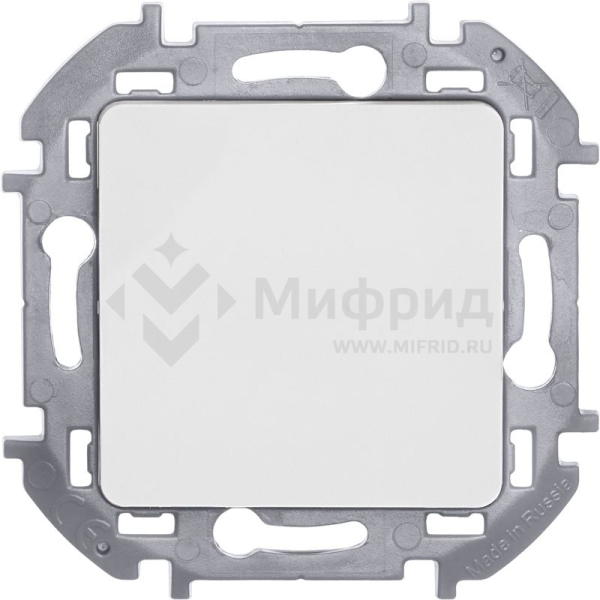 Выключатель 1-кл. 1п 1мод. СП Inspiria 10А IP20 250В 10AX механизм бел. IEK 673600