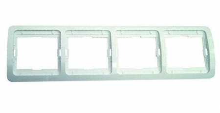 Рамка 4-м Mimoza горизонт. бел. Makel 22039 Рамка 4-м Mimoza горизонт. бел. Makel 22039