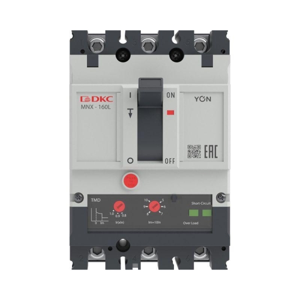 Выключатель автоматический в литом корпусе YON pro MNX160L 3P 160А 70кА при AC415V расц. TMD YON MNX160L3PTMD0160