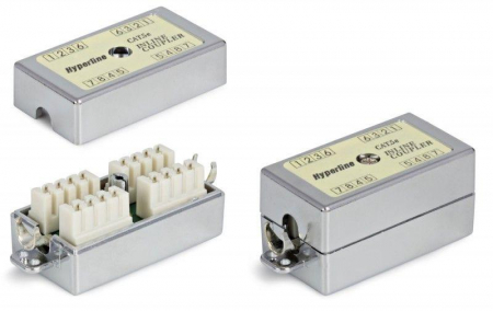 Адаптер CA-IDC-C5e-SH-F-WH (coupler) проходной Dual IDC экранир. кат. 5e 4 пары Hyperline 23534 Адаптер CA-IDC-C5e-SH-F-WH (coupler) проходной Dual IDC экранир. кат. 5e 4 пары Hyperline 23534