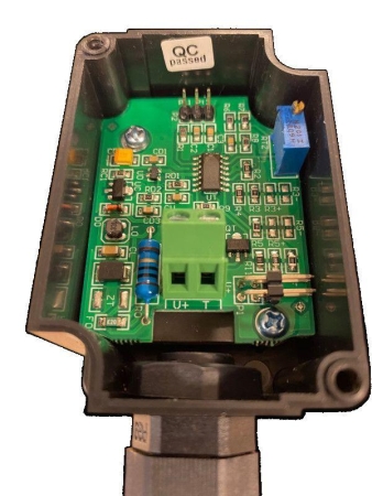 Датчик температуры погружной 0-50град.C 150мм 4-20мА 24В с гильзой SE SPT1C150