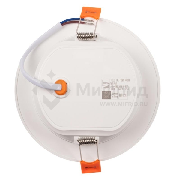 Светильник светодиодный PLED DL7 WH Downlight 12Вт 4000К IP54 145х26мм ДВО встраив. JazzWay 5042544