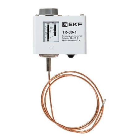 Реле температуры (термостат) капилляр 1м EKF TR-30-1