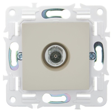 Розетка TV оконечная SKANDY SK-A12B беж. IEK SK-A10-O-K10