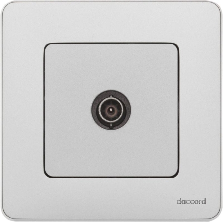 Розетка телевизионная проходная TV Inspiria 14дБ 5-862мГц механизм алюм. IEK 673862 Розетка телевизионная проходная TV Inspiria 14дБ 5-862мГц механизм алюм. IEK 673862