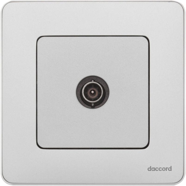 Розетка телевизионная проходная TV Inspiria 14дБ 5-862мГц механизм алюм. IEK 673862 Розетка телевизионная проходная TV Inspiria 14дБ 5-862мГц механизм алюм. IEK 673862