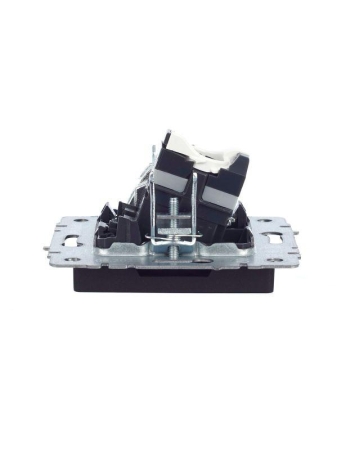 Розетка компьютерная + телевизионная 2-м Brite РТВ/РК12-БрЧ RJ45 кат.5E + TV механизм черн. IEK BR-AK20-1-K02 Розетка компьютерная + телевизионная 2-м Brite РТВ/РК12-БрЧ RJ45 кат.5E + TV механизм черн. IEK BR-AK20-1-K02