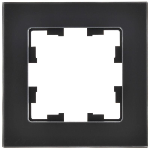 Рамка 1-м BRITE РУ-1-2-Бр стекло черн. матов. IEK BR-M12-G-31-K02 Рамка 1-м BRITE РУ-1-2-Бр стекло черн. матов. IEK BR-M12-G-31-K02