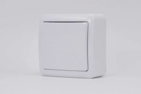 Выключатель 1-кл. 1п ОП Viola 10А IP20 бел. LEZARD 751-0200-100