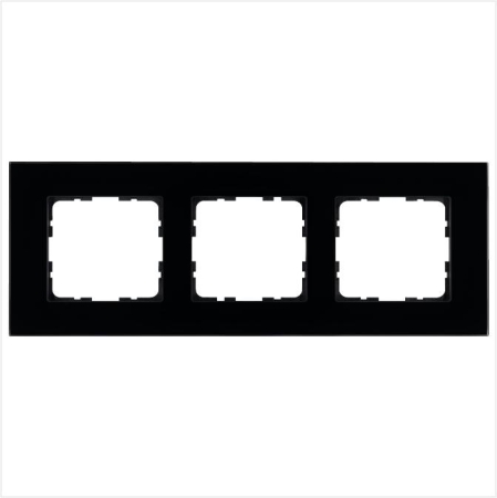 Рамка 3-м G-Glass стекло черн. Black Glass Jasmart G1003GB Рамка 3-м G-Glass стекло черн. Black Glass Jasmart G1003GB