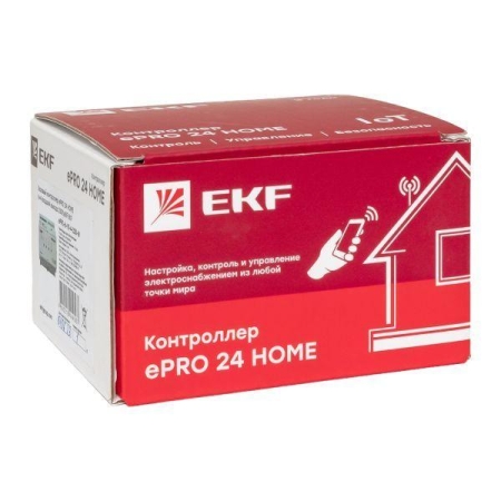 Контроллер ePRO 24 удаленного управления 6вх\4вых 230В WiFi Home EKF ePRO-h-10-4-230-W Контроллер ePRO 24 удаленного управления 6вх\4вых 230В WiFi Home EKF ePRO-h-10-4-230-W