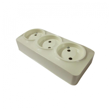 Розетка 3-м ОП Frea 16А IP20 250В без заземл. АБС-пластик беж. TOKOV ELECTRIC TKE-FR-R3-C02 Розетка 3-м ОП Frea 16А IP20 250В без заземл. АБС-пластик беж. TOKOV ELECTRIC TKE-FR-R3-C02