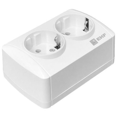 Розетка 2-м ОП Владивосток 16А IP44 с заземл. EKF EQR16-129-30-54 Розетка 2-м ОП Владивосток 16А IP44 с заземл. EKF EQR16-129-30-54