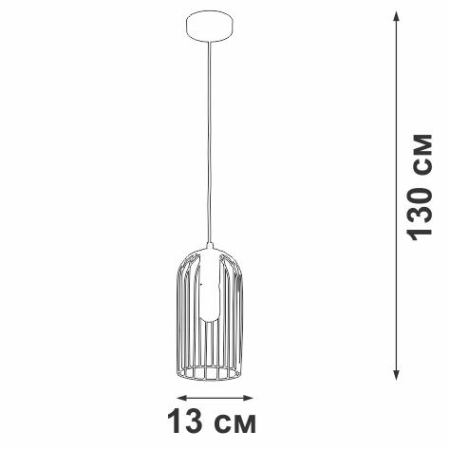 Подвес 1xE27 макс. 40Вт Vitaluce V4961-1/1S Подвес 1xE27 макс. 40Вт Vitaluce V4961-1/1S