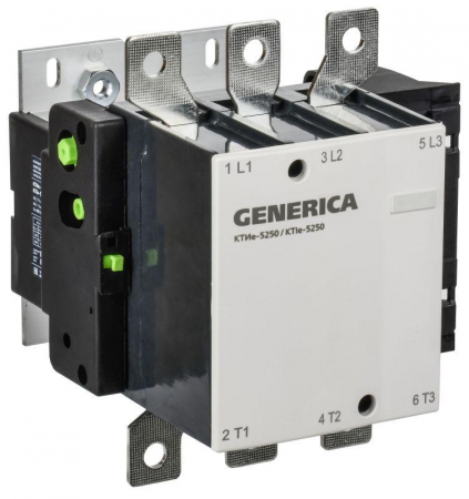 Контактор КТИе-5250 250А 230В/АС3 GENERICA KKTE50-250-230-10 Контактор КТИе-5250 250А 230В/АС3 GENERICA KKTE50-250-230-10