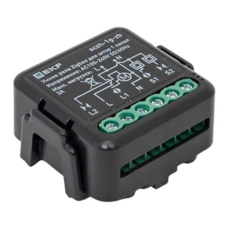 Реле умное для штор в подрозетник 1-канальное Zigbee Connect Select EKF scsh-1g-zb