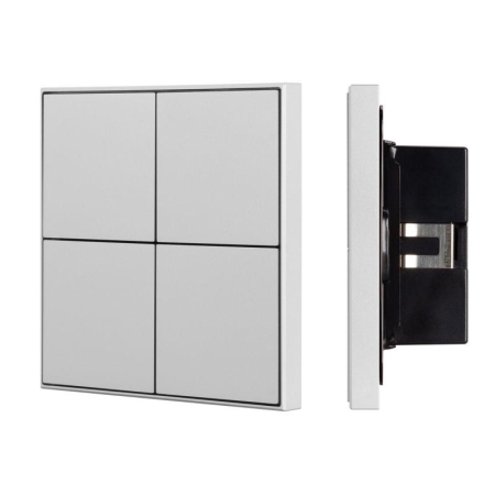 Панель кнопочная KNX-304-23-IN Silver (BUS Frame) (IP20 металл) INTELLIGENT ARLIGHT 039666 Панель кнопочная KNX-304-23-IN Silver (BUS Frame) (IP20 металл) INTELLIGENT ARLIGHT 039666