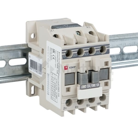 Контактор КМЭ-1 12А кат. 230В AC 1НО EKF ctr-s-12-220