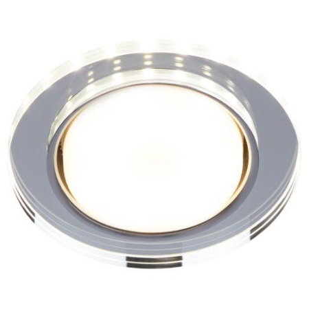 Светильник точечный DK LD51 MR GX53 встраив. со светодиод. подсветкой зеркальный ЭРА Б0057467