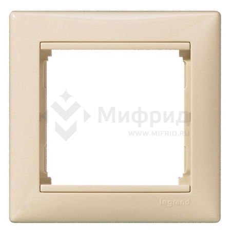Рамка 1-м СП Valena IP20 горизонт. сл. кость (DIY-упак.) IEK 695631