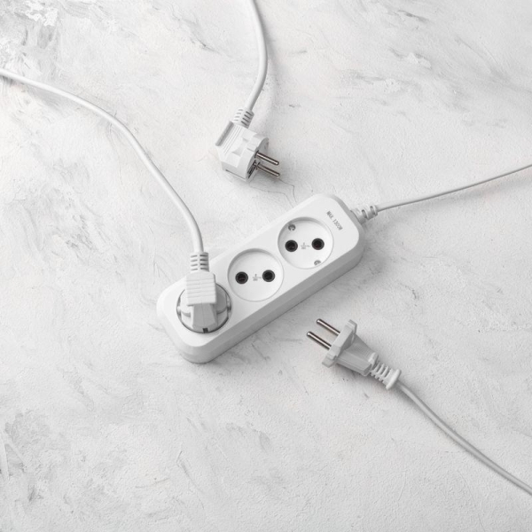 Удлинитель 3х5м без заземл. 2х0.75 бел. PROCONNECT 13-4207 Удлинитель 3х5м без заземл. 2х0.75 бел. PROCONNECT 13-4207